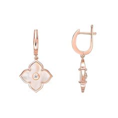 These gorgeous rose gold over sterling silver cubic zirconia and mother-of-pearl drop earrings are the perfect way to finish your favorite outfit. These gorgeous rose gold over sterling silver cubic zirconia and mother-of-pearl drop earrings are the perfect way to finish your favorite outfit. Length: 30 mm Metal: sterling silver Plating: rose gold tone Finish: polished Packaging: boxedSTONE DETAILS Stone type: cubic zirconia, mother-of-pearl Total weight: 1 ct. Shape: round Setting: bezel Gemsto Luxury Rose Gold Drop Pearl Earrings, Luxury Rose Gold Pearl Drop Earrings, Luxury Rose Gold Pearl Earrings For Anniversary, Elegant Rose Gold Flower-shaped Pearl Earrings, Elegant Mother Of Pearl Flower-shaped Earrings, Princess Bedrooms, Mother Of Pearl Earrings, Pearl Drop Earrings, Pearl Drop