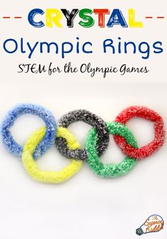 Olympic Science Activities Kids, Olympics Preschool, Olympic Printables, Stem Night, Stem Activity For Kids, Rings For Kids, Olympics Party, Building Games For Kids