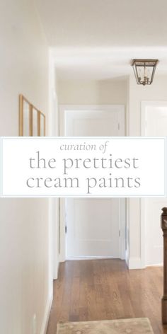 the hallway is clean and ready to be used as a cream paint for your home