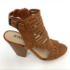 Reposhing These Brand New In Box Shoes I Purchased From @Adoreyourstyle For My Daughter. She Loved Them, But They Were Unfortunately Too Small Questions? Leave A Comment Below! Block Sandals, Platform Flats, Boho Sandals, Caged Heels, Just Fab Shoes, Box Shoes, Wrap Sandals, Justfab Shoes, For My Daughter