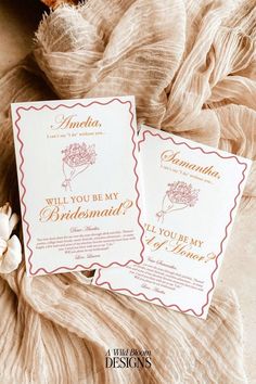 Make your bridesmaid proposal unforgettable with this elegant orange bridesmaid proposal card. Featuring a handdrawn design and a charming wavy border, it is perfect for asking will you be my bridesmaid or will you be my maid of honor. Add a heartfelt touch to your big day. Canva Bridesmaid Proposal