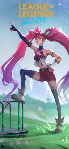 ArtStation - Star Guardian - Splash Art League of Legends：Wild Rift, Foritis wang Star Guardian Jinx, Cosplay Jinx, Samurai Illustration, Game Wallpaper Iphone, Wild Rift, Star Guardian, League Of Legends Arcane, Jinx Arcane