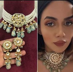 "\"Step into a world of opulence with our High-Quality Chandbali Choker and Kundan Necklace Set, a symphony of elegance and craftsmanship. This exquisite ensemble seamlessly blends the charm of Punjabi, Pakistani, and Indian styles, offering a unique fusion of tradition and modernity. 💖🌟 The Chandbali Choker exudes regality, while the Kundan Necklace Set adds a touch of grace and sophistication. Each piece is meticulously crafted to be more than just jewelry--it's a symbol of refined taste and Indian Choker, Necklace Combo, Kundan Jewellery Set, Jewelry Pakistani, Kundan Necklace Set, Necklace Set Indian, Kundan Choker, Indian Necklace, Kundan Necklace