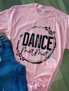 Hi and welcome to my shop! I am here to provide you with fun and functional dance mom wear for all the fun events.  Thank you for your interest in this item. All shirts are a unisex fit with a black screen print design.  Shirt color can be changed but please keep in mind the design is black.   CARE: -Wash Garment inside out with a mild detergent.  -No Fabric Softener. -No Bleach. -Dry on low or hang dry. If you are not satisfied with your item, please contact me within 3 days of receiving your purchase and we will work out a solution together.   **Any personalized items can not be refunded as they can not be resold.** Be sure to follow me and tag me in any photos. Instagram - @thebeautyinchaosllc  Facebook - The Beauty in Chaos, LLC If you love your item please leave me a review Casual T-shirt With Letter Print For Dance Class, Cotton T-shirt With Letter Print For Dance Class, Casual Cotton T-shirt For Dance, Casual Dance Shirt With Graphic Print, Casual Graphic Print Shirt For Dance, Stretch Cotton T-shirt For Dance Class, Casual Short Sleeve Shirt For Dance, Casual Cotton Shirt For Dance, Casual Text Print T-shirt For Dance Class