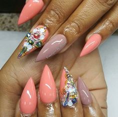 Ugly Nails, Nail Bling, No Chip Nails, Amazing Nails, Stylish Nails Designs, Cute Nail Art Designs, Nail Candy, Ugly Duckling, Nail Styles