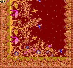 Paisley Art, Saree Design, Silk Sarees, Paisley, Saree, Turn Ons, Flowers, Art