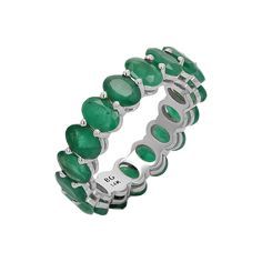 Chic and absolutely timeless, our Emerald Oval Eternity Band is THE forever piece of Iconic jewelry collections everywhere. Expertly wrapped in an endless array of oval cut vibrant natural Emeralds and set in 14K Gold. Through time, the Emerald has been known as a symbol of truth and love, so whether as a gesture to yourself or a loved one you can rest assured that this piece will never miss. 

Size: 6mm Wide 
Genuine Emerald 6mm x 4mm Oval Brilliant Cut
Approx. 7.00ct Total Weight 
14K Solid Go Oval Eternity Band, Symbol Of Truth, Iconic Jewelry, Monogram Neverfull, Louis Vuitton Neverfull Monogram, Neverfull Mm Monogram, Eternity Band, Natural Emerald, Eternity Bands