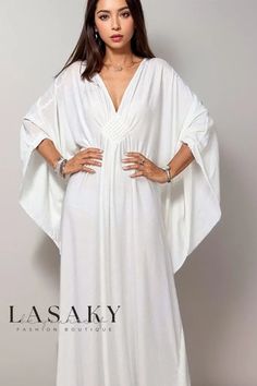 Lasaky - Womens Oversized Beach Kimono Cover-Up Cardigan for Vacation Sun Protection with Loose Knit Design Casual Long Sleeve Kaftan One Size, Casual White Long Sleeve Kaftan, Oversized V-neck Casual Cover-up, One Size Casual Long Kaftan, Casual Long One Size Kaftan, Casual Long One-size Kaftan, White V-neck Kaftan Casual Style, White V-neck Casual Kaftan, Casual White V-neck Kaftan