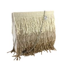 From St Xavier Agatha Beaded Fringe Evening Bag Patchwork Clutch, St Xavier, Saint Xavier, Balenciaga Leather, Embossed Bag, Canvas Clutch, Bridal Clutch, Gucci Bamboo, Saddle Leather