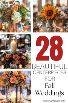 Looking for fall wedding centerpiece ideas? Discover simple and elegant arrangements with rustic pumpkins, perfect for enhancing round and rectangle tables at your celebration. Fall Decor For Wedding Receptions, Fairytale Wedding Centerpieces Diy, Fall Centerpiece For Wedding, Thanksgiving Wedding Centerpieces, Wedding Centerpieces On Round Tables, Fall Wedding Rehearsal Dinner Table Decorations, Fall Simple Wedding Centerpieces, Fall Engagement Party Centerpieces, Inexpensive Fall Wedding Centerpieces