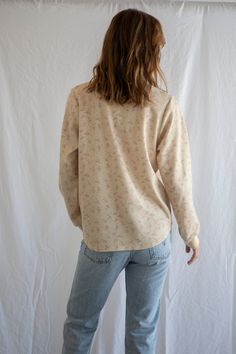 Waffle-knit, floral long sleeve. - Sizing: Model is 5'8", wearing a size S - Content: 65% Cotton, 35% Polyester Care: Handwash recommended Imported Dress Home, Waffle Knit, Lookbook, Long Sleeve, Knitting, Dresses, How To Wear