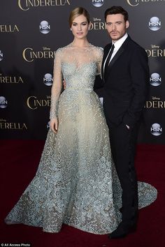 Fancy Wedding Dresses, Street Style Photos, Richard Madden, Lily James, The Genius, Ballroom Dress, Dressy Dresses, Best Street Style, Red Carpet Dresses