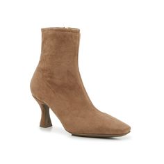 Anne Klein-Patrice Bootie Complement any cool weather look with the Patrice bootie from Anne Klein. The stretchy upper hugs the foot while the snipped pointed toe and flared kitten heel keep you right on trend. Cool Weather, Kitten Heel, Anne Klein, Bootie, Kitten Heels, Heels