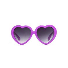 Get in fashion with these high quality sunglasses! These stylish heart framed sunglasses are Shatter Resistant and has UV Light Protection. These sunglasses are great for everyday use or to use while you're on vacation. Protect your eyes from the harmful UV rays, while staying fashionable. Size: One Size.  Color: Purple.  Gender: unisex.  Age Group: adult. Trendy Heart Print Sunglasses For Valentine's Day, Trendy Valentine's Day Sunglasses With Heart Print, Playful Heart-shaped Sunglasses With Uv Protection, Playful Heart-shaped Sunglasses With Gradient Lenses, Trendy Heart Shaped Tinted Sunglasses, Trendy Heart-shaped Tinted Sunglasses, Trendy Heart-shaped Sunglasses With Heart Print, Trendy Heart-shaped Sunglasses For Valentine's Day, Casual Heart-shaped Sunglasses With Heart Print