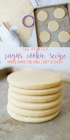 the perfect sugar cookie recipe holds shape and no chill i soft & chewy cookies