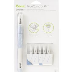 the cricut truecontrol kit includes an electric toothbrush and four refills