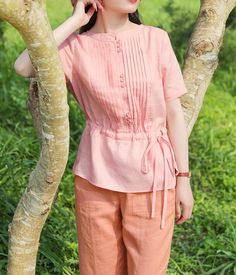 women linen tops puff sleeves design,loose fitting style ,silk cotton fabric ,soft and breathy,also very good for healthy,Loose style design make you looks very grace. size: S:chest:95 cm length:60 cm sleeve:20cm M:chest:100 cm length:60 cm sleeve:20 cm L:chest:105 cm length:60cm sleeve:20cm XL:chest:110 cm length:60 cm sleeve:20cm Shipping we ship worldwide the USPS takes about 10-15 days if you want a express shipping,please contact with us payment: we accept payment by PayPal and credit card.