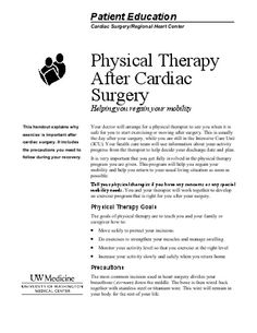 Physical Therapy After Cardiac Surgery - UWMC Health On-Line ... Read For Free, Free Magazines, Patient Education, Occupational Therapy, Physical Therapy, Surgery, Physics, Washington