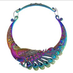 Item Type: NecklacesFine or Fashion: FashionModel Number: 2019 PeacockPendant Size: Choker necklaceNecklace Type: TorquesMetals Type: Zinc AlloyStyle: VintageGender: WomenShape\pattern: PeacockMaterial: MetalFunction: Choker Bohemian Choker Necklace, Indian Retro, Indian Choker Necklace, Peacock Jewelry, Peacock Necklace, Collar Choker, Statement Choker Necklace, Party Necklace, Choker Collar