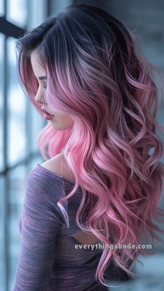 40+ Gorgeous Pink Hairstyle Ideas You Can Steal Right Now Pale Skin Pink Hair, Gray And Pink Hair, Pink Hair Dark Roots, Hair Color Ideas Pink, Pink Hairstyles, Pink Ombre Hair, World Hair, The Best Wallpapers