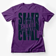 Salt Shaker Central Graphic T-Shirt, Bold Typography Design, Stylish Casual Wear, Unisex Top Female T-Shirt Custom graphic T-Shirt.Customize your color Bold Typography Design, Cat Sunglasses, Text Shirt, Funny Shirt Sayings, Bold Typography, Salt Shaker, Typography Tshirt, Funny Graphic Tees, Trendy Tee