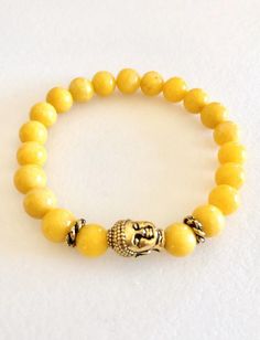 Yellow Jade Bracelet, Buddha Bracelet, Sunshine Yellow Jade, Healing Gemstone, Yoga Bracelet, Mala B Yellow Hand-strung Jewelry For Meditation, Yellow Beaded Jewelry For Meditation, Spiritual Yellow Jewelry With 8mm Beads, Spiritual Yellow Beaded Bracelets With 8mm Beads, Yellow Spiritual Hand-strung Beaded Bracelets, Spiritual Yellow Hand-strung Beaded Bracelets, Gold Stretch Bracelet With 8mm Beads For Meditation, Spiritual Yellow Beaded Bracelets, Yellow Spiritual Beaded Bracelets For Meditation