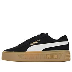 (WMNS) PUMA Smash Platform v3 SD 391942-02 (SNKR/Skate/Low Top/Women's/Non-Slip/Wear-resistant) Black Urban Platform Sneakers For Sports, Black Skate Shoes With Contrast Sole For Sports, Black Casual Platform Sneakers For Skateboarding, Black Puma Skate Shoes For Streetwear, Black Puma Logo Skate Shoes For Streetwear, Black Skate Shoes With Puma Logo, Black Synthetic Skate Shoes, Black Sporty Skate Shoes With Puma Logo, Black Sporty Puma Logo Skate Shoes