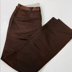 Men’s Vassari Pants. Color; Dark Brown, Size; 36 Waist And 42 Length. Never Worn. Traditional Fitted Brown Bottoms, Kacki Pants, Brown Pants Men, Dark Brown Pants, Brown Slacks, Mens Slacks, Brown Pants, Pants Men, Business Attire