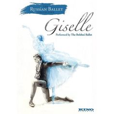 the book cover for gisselle by russian ballet dancer and conductor, with an image of