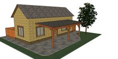 Patio Cover - Free DIY Plans | HowToSpecialist - How to Build, Step by Step DIY Plans Lean To Carport, Pavilion Plans, Gazebo Plans, Roof Trim