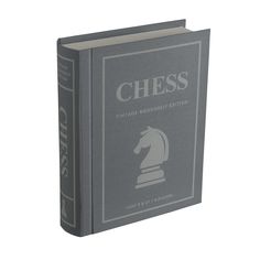 a book with the title chess on it