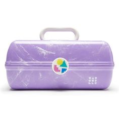 The one that started it all! The original, iconic Caboodle still features a spacious interior, removable accessory tray and flip lid mirror. Whether you met her back in the 80s or you're meeting her for the first time, the On-The-Go Girl will be your new best friend. Caboodles is here to empower a new generation with the tools to organize what they care about. Caboodles gives go-getters of every age, color and creed the organizational creativity to be who they are. We believe you deserve a colorful life filled with purpose, beauty and joy. We believe that youre worth organizing. And sometimes a little glam and glitz are all you need to conquer the world. Molded from stylish genius to fit the needs of the on-the-go girl, Caboodles invented the entire category of cosmetic organization inspir Caboodles Organization, Lavender Marble, Girl Cases, Makeup Icons, Padded Pouch, Fishing Tackle Box, Purple Marble, Makeup Box, Organiser Box