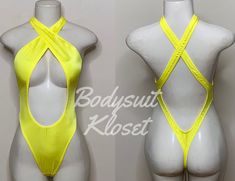 Welcome to my shop Let's Make Money Together 💕 DETAILS  * Handmade Item  * Materials: Nylon, Spandex * Crossover Bodysuit  * Never used  DESCRIPTION  * Thong Bodysuit  * Yellow Shiny Spandex * 4 way stretch Fabric  * Mannequin is wearing XS/Small (May choose sizing at checkout)  SHIPPING  My current shipping turnaround is really quick 1 to 2 days  RETURNS & EXCHANGES  No refunds or exchanges if you have any issues with your purchase please feel free to reach me personally. I can accommodate on Fabric Mannequin, Club Attire, 4 Way Stretch Fabric, Rave Outfits, Womens Bodysuit, Dance Wear, Crossover, Make Money, Stretch Fabric