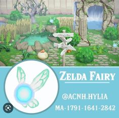 an advertisement for the zelda fairy game