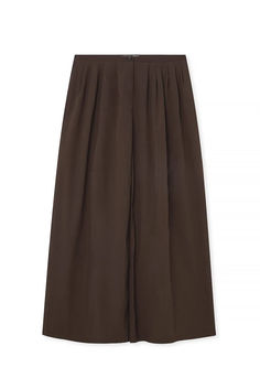 Flowy Wide Leg Low Waist Pants Brown Pleated Bottoms For Workwear, Brown Pleated Wide Leg Bottoms, Brown Pleated Wide-leg Bottoms, Pleated Brown Bottoms For Fall, Low Waist Pants, Pants Brown, Waist Pants, Low Waist, Stretchy Material