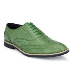 green oxfords in a classic design with cut-out details are a new pair from  ALVITTO. They come with a leather upper adding to the aesthetics while the TPR (thermoplastic rubber) sole makes them tough and long-lasting. Constructed to offer immense walking comfort you can choose them for long-duration wear. Green Lace-up Oxfords For Derby, Green Wingtip Leather Shoes For Derby, Green Round Toe Oxfords For Office, Green Dress Shoes For Derby With Round Toe, Formal Green Lace-up Dress Shoes, Green Cap Toe Oxfords For Derby, Green Pointed Toe Oxfords With Brogue Detailing, Green Oxfords With Brogue Detailing And Pointed Toe, Green Wingtip Dress Shoes With Brogue Detailing