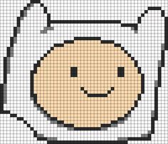 a cross stitch pattern with an image of a smiling face in the form of a toaster