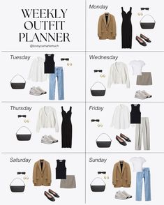 Minimalist Wardrobe Capsule, Smart Casual Women Outfits, Capsule Wardrobe Women, Outfit Planner, Casual Work Outfits Women, Mode Tips, Fashion Capsule Wardrobe, Business Casual Outfits For Women