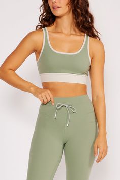 Cream Yoga - Blake contrast binding sports bra black Yoga Sports Bra With Built-in Bra And Wide Straps, Green Sports Bra With Scoop Neck And Built-in Bra, Sporty Green Activewear With Built-in Bra, Compressive Green Activewear With Built-in Bra, Green Activewear With Built-in Bra And High Stretch, Bodysuit Tops, Sweater Collection, Black Sports Bra, Essential Bag