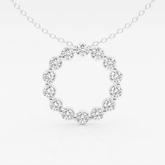 Circle Fashion, Fashion Pendant, Circle Diamond, Circle Pendant, Pendant Set, Lab Grown, Lab Grown Diamonds, Minimalist Design, Lab