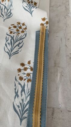 the fabric has been stitched together to make it look like something out of an old book