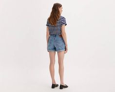 Your wear-anywhere, looks-good-with-everything jean shorts. Timeless and effortlessly cool, our 501® Rolled Shorts are the ultimate style essential that define your waist and hug you in all the right places. A universally-flattering summer essential, updated with a longer inseam Vintage-inspired straight fit Hits mid-thigh for a versatile style Levi's Relaxed Fit Casual Jean Shorts, Levi's Casual Relaxed Fit Jean Shorts, Levi's Relaxed Fit Jean Shorts For Summer, Beetlejuice Cartoon, Summer Essential, Levi's 501, Beetlejuice, Hug You, Fashion Essentials