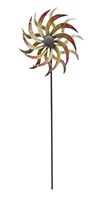 NEW!!  Add this Beautiful Multi Color Windmill moving Art Stake to your garden. This design will surely add charm and brighten your day as you watch it spin and rotate with the wind. Stands 70″s tall with easy insert able two prong stand for sturdy mounting in the ground. Made of Metal. Weight 	2.95 lbs. Dimensions: 16 x 8 x 72 inches. Price: $60.00 SKU# NCY246. Moving Art, Watch It, Brighten Your Day, The Wind, Garden Ideas, Multi Color, Color, Design