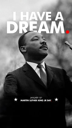 i have a dream poster with martin luther king