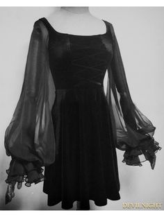 Gothic Type, Gothic Clothes, Witchy Fashion, Mode Casual, Gothic Dress, Grunge Goth, Gothic Outfits, Goth Outfits, Dark Fashion