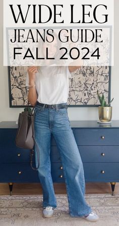 Winter Denim Outfits, Grooming Tips For Women, How To Wear Wide Leg Jeans, Outfit Ideas Trendy, Skirts Ideas, Outfit Ideas For Fall