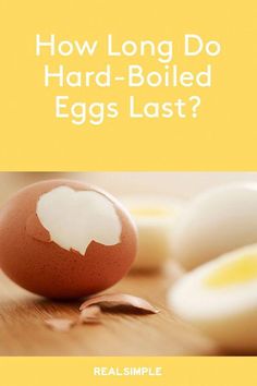 an egg with the words how long do hard - boiled eggs last?