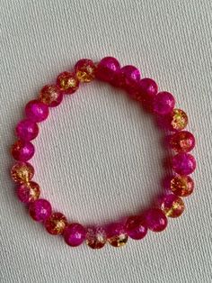 Handmade Bead Bracelets. Color may be slightly different based on how the picture was taken Handmade Bead Bracelets, Bracelets Handmade Beaded, Bead Bracelets, Pink Bracelet, Blue Bracelet, Bead Bracelet, Fashion Jewelry, Beaded Bracelets, Bracelet