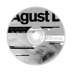 a cd with the words august on it