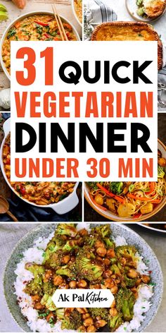 Vegetarian dinner recipes are perfect for any occasion. Discover easy vegetarian meals that are great for busy weeknights, from high-protein vegetarian recipes to gluten-free dinners. With healthy, plant-based dinner ideas and quick one-pot dinner recipes, you can enjoy simple vegetarian dinners that everyone will love. Try budget-friendly family meals, vegetarian casserole recipes, or Mediterranean-inspired dinners to add variety to your dinner rotation without sacrificing flavor. Easy Vegetarian Dinner Recipes For Two, 20 Minute Vegetarian Meals, Healthy Meat Free Dinners, Quick Whole Food Dinners, Healthy Non Meat Meals, Best Vegetarian Dinner Recipes, 1 Pot Vegan Meals, Easy Delicious Vegetarian Dinners, Non Meat Dinner Ideas